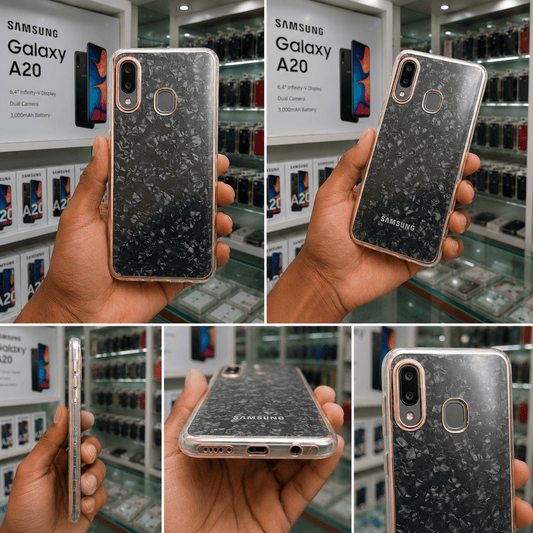 Marble Pattern Back Cover For Samsung Galaxy A20/A30/M10s Phone Case With Pop Up Holder Onezeros.in