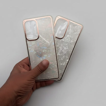 Marble Pattern Back Cover For Samsung Galaxy A53 5G Phone Case With Pop Up Holder Onezeros.in