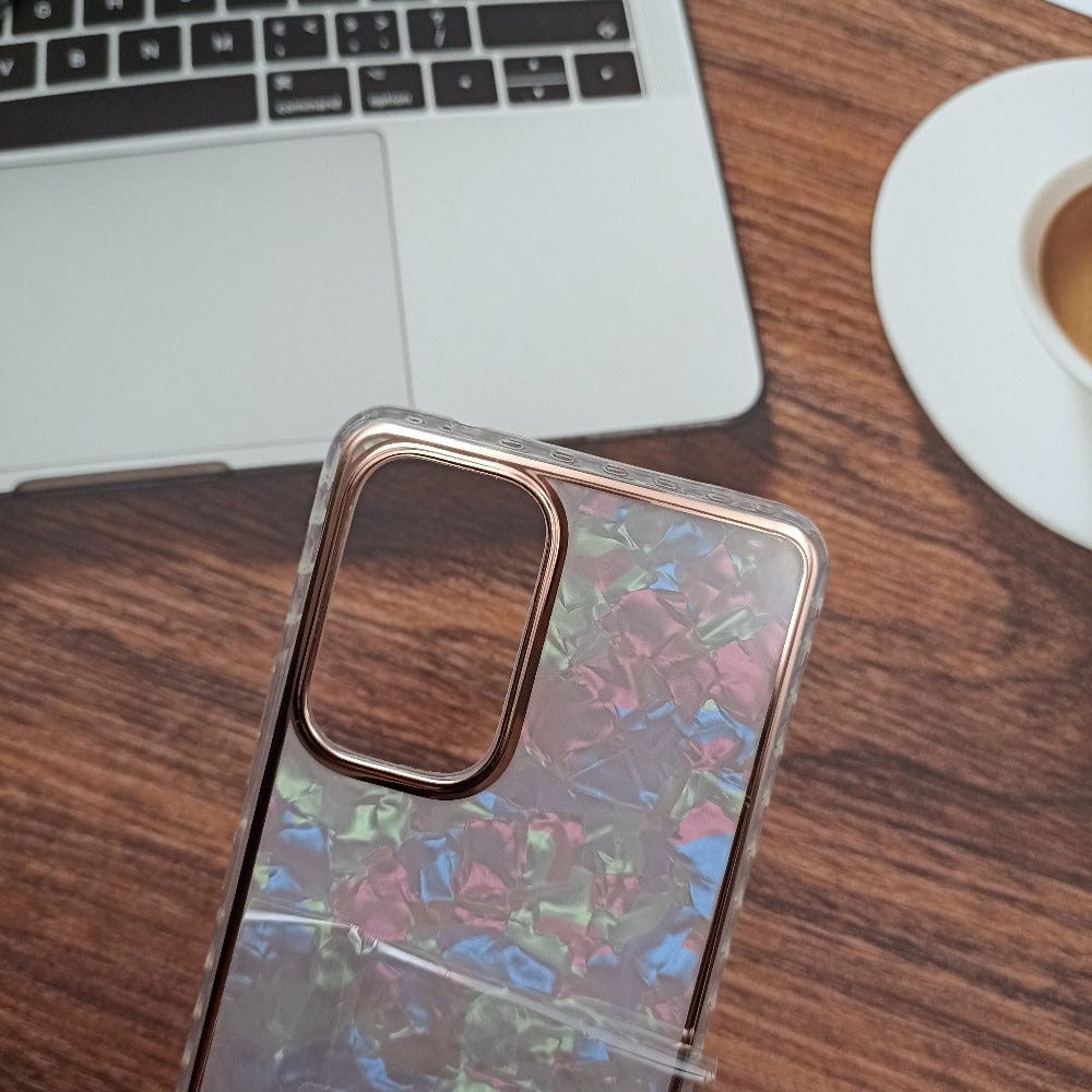 Marble Pattern Back Cover For Samsung Galaxy A53 5G Phone Case With Pop Up Holder Mixed Onezeros.in