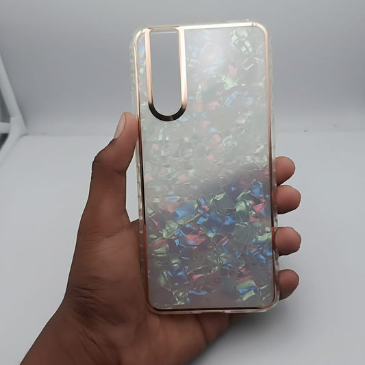 Marble Pattern Back Cover For Vivo V15 Pro Phone Case With Pop Up Holder Mixed Onezeros.in