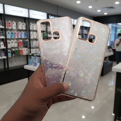 Marble Pattern Back Cover For Vivo Y30/Y50 Phone Case With Pop Up Holder Onezeros.in