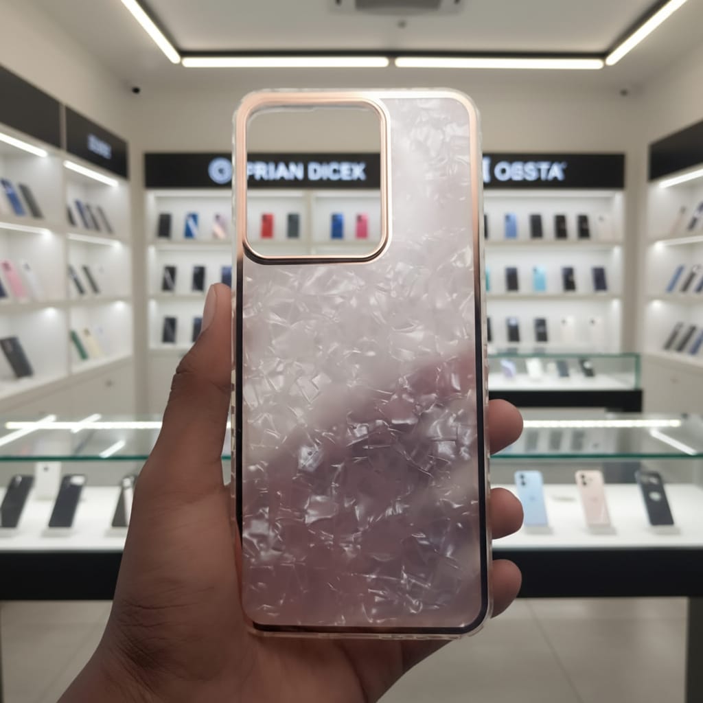 Marble Pattern Back Cover For Vivo Y35 Phone Case With Pop Up Holder Onezeros.in