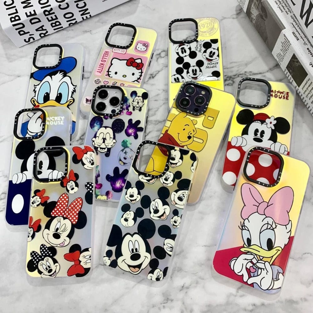 Micky Cartoon Print Fancy Phone Case for iPhone 13 Mobile Phone Accessories