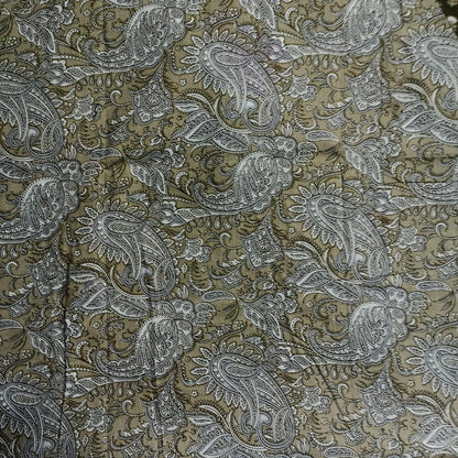 Olive Leaf Color Floral Pattern Nighty Onezeros.in