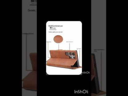 DEE-Case Premium Leather Flip Cover for Moto Edge 60 Stylus Phone Cover