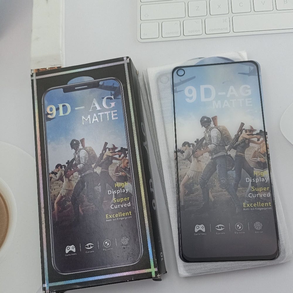 PUBG 9D-AG Matte Tempered Glass for Oppo F19 Screen Protector Mobiles & Accessories