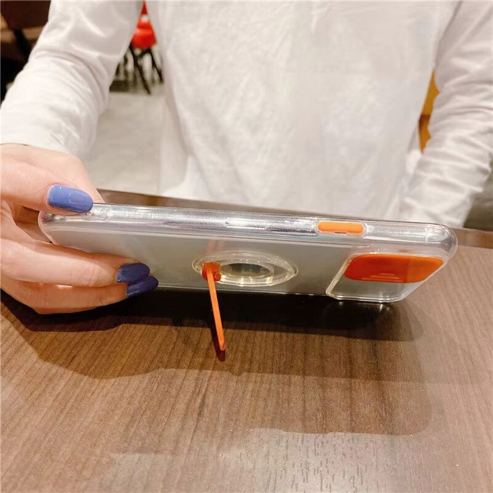 Ring with Shuter Silicone Case For iPhone 13 Pro Max Onezeros.in