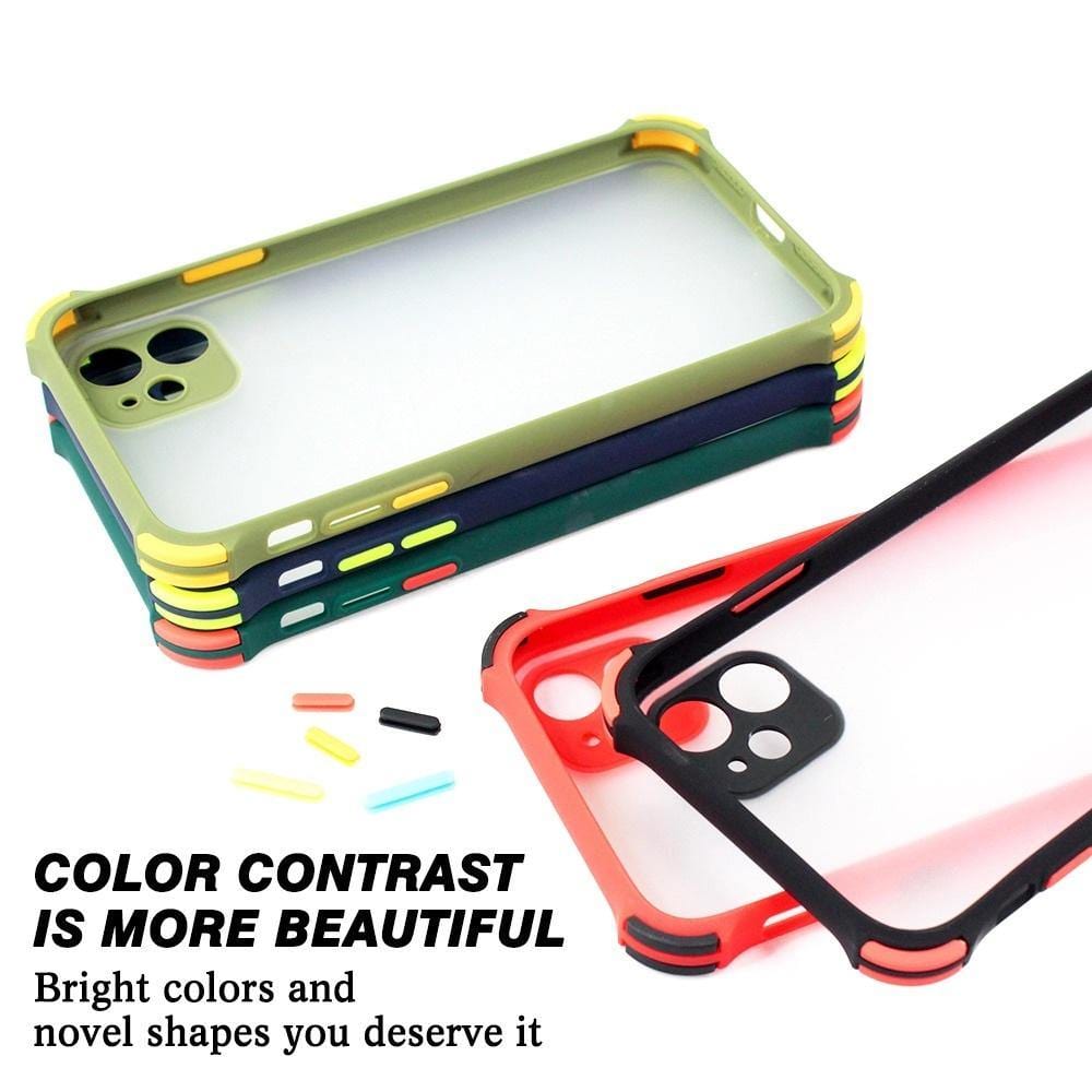 Shockproof Smoke Cover For Samsung Galaxy M01 Core Mobile Phone Back Case Mobiles & Accessories