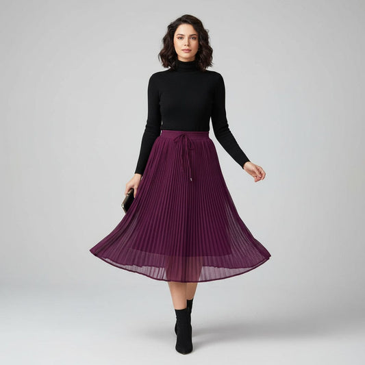 Short Skirt Purple Onezeros.in