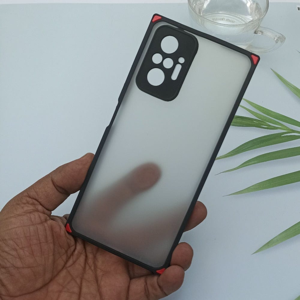 Square Smoke Case for Redmi Note 10 Pro Mobile Back Cover Mobiles & Accessories