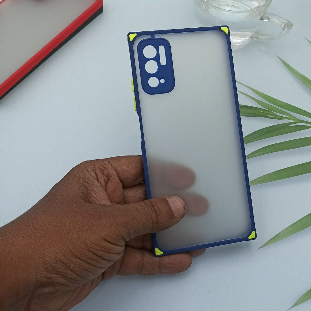 Square Smoke Case for Redmi Note 10T 5G Mobile Back Cover Mobiles & Accessories
