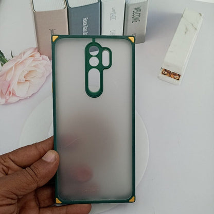 Square Smoke Case for Redmi Note 8 Pro Mobile Back Cover Mobiles & Accessories