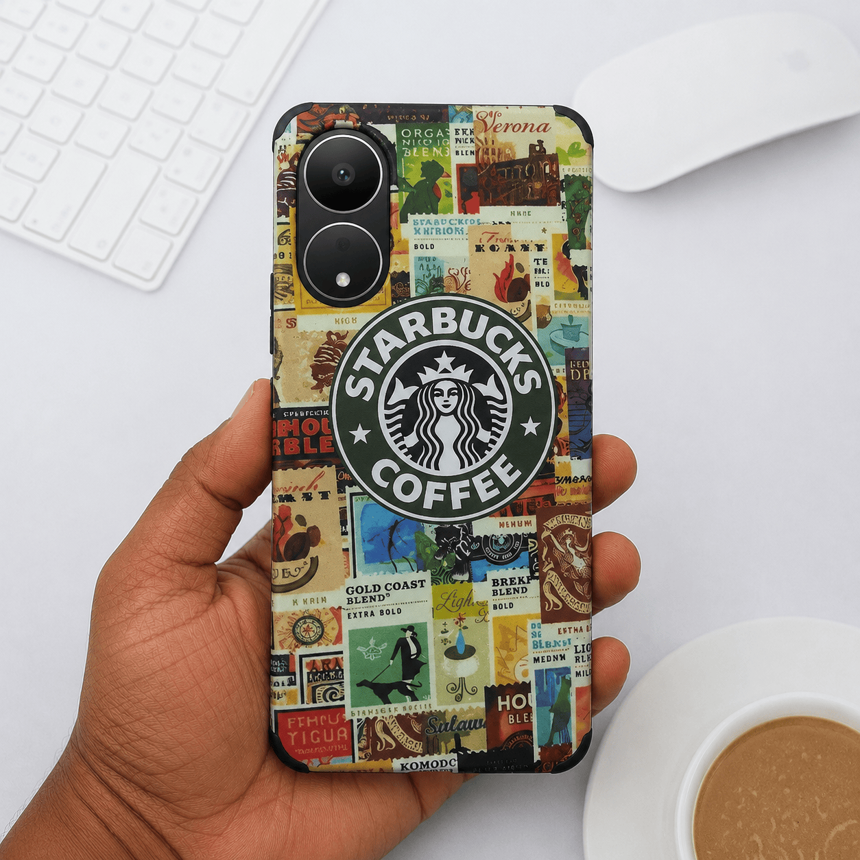 Starbucks Phone Case for Vivo Y02s Back Cover Onezeros.in