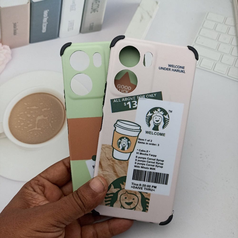 Starbucks Phone Case for Vivo Y16 Back Cover Mobiles & Accessories