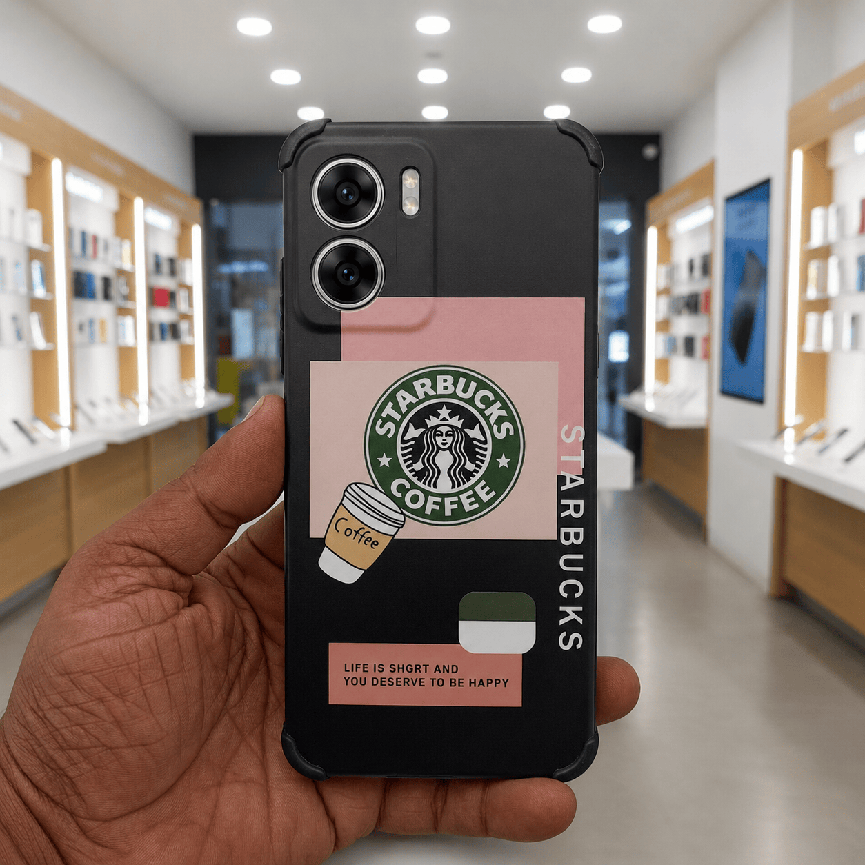 Starbucks Phone Case for Vivo Y16 Back Cover Onezeros.in