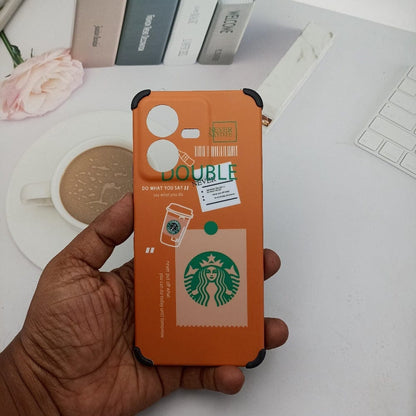 Starbucks Phone Case for Vivo Y22 Back Cover Mobiles & Accessories