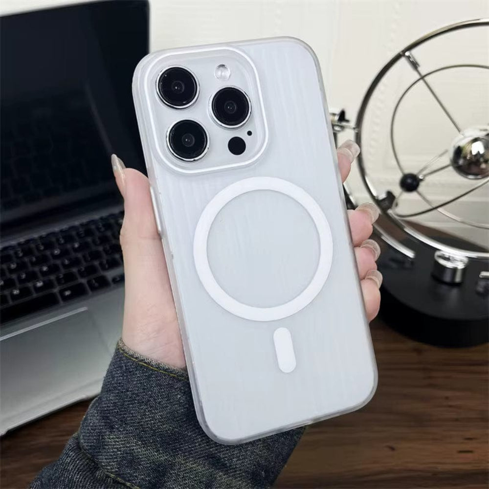 Striped Corrugated Board Pattern Back Cover for iPhone 16 Pro