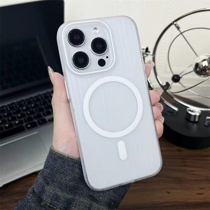 Striped Corrugated Board Pattern Back Cover for iPhone 16 Pro