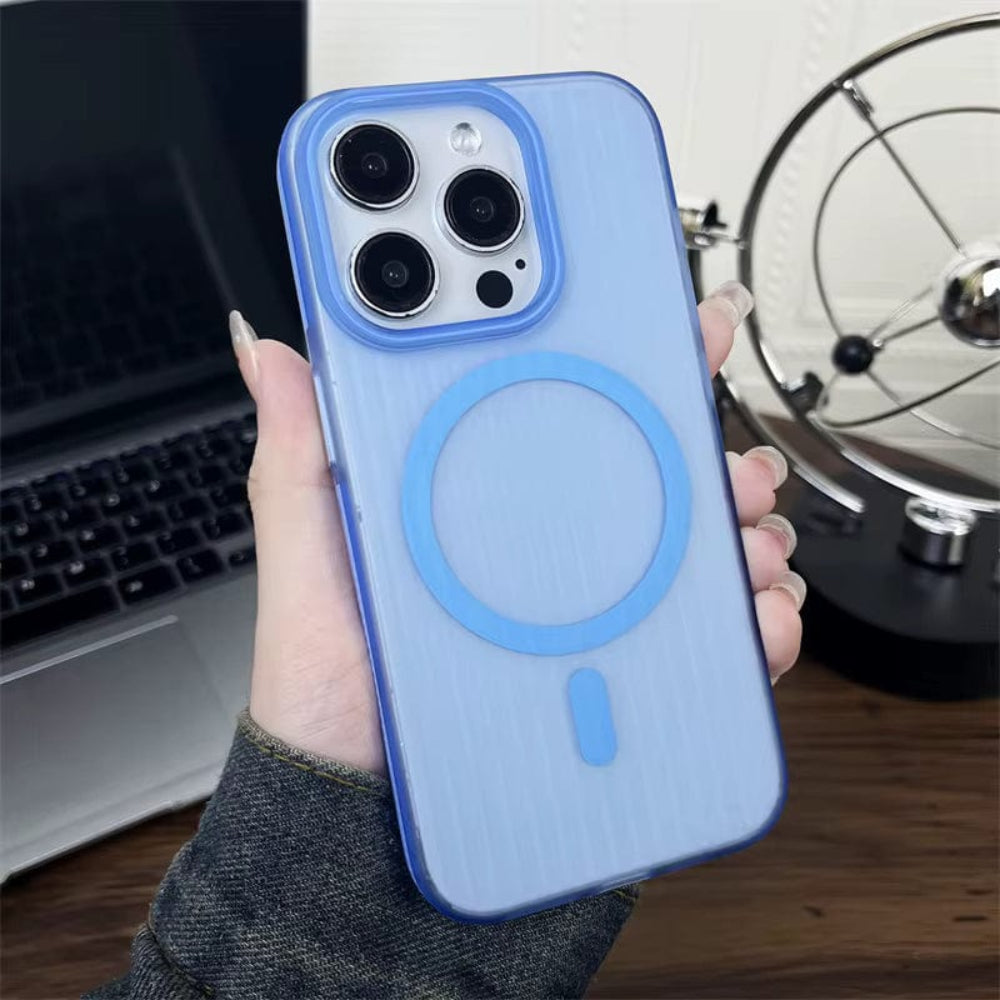 Striped Corrugated Board Pattern Back Cover for iPhone 16 Pro