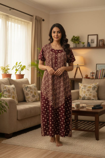 Stylish Modern Nighties for Women's Sleepwear Onezeros.in