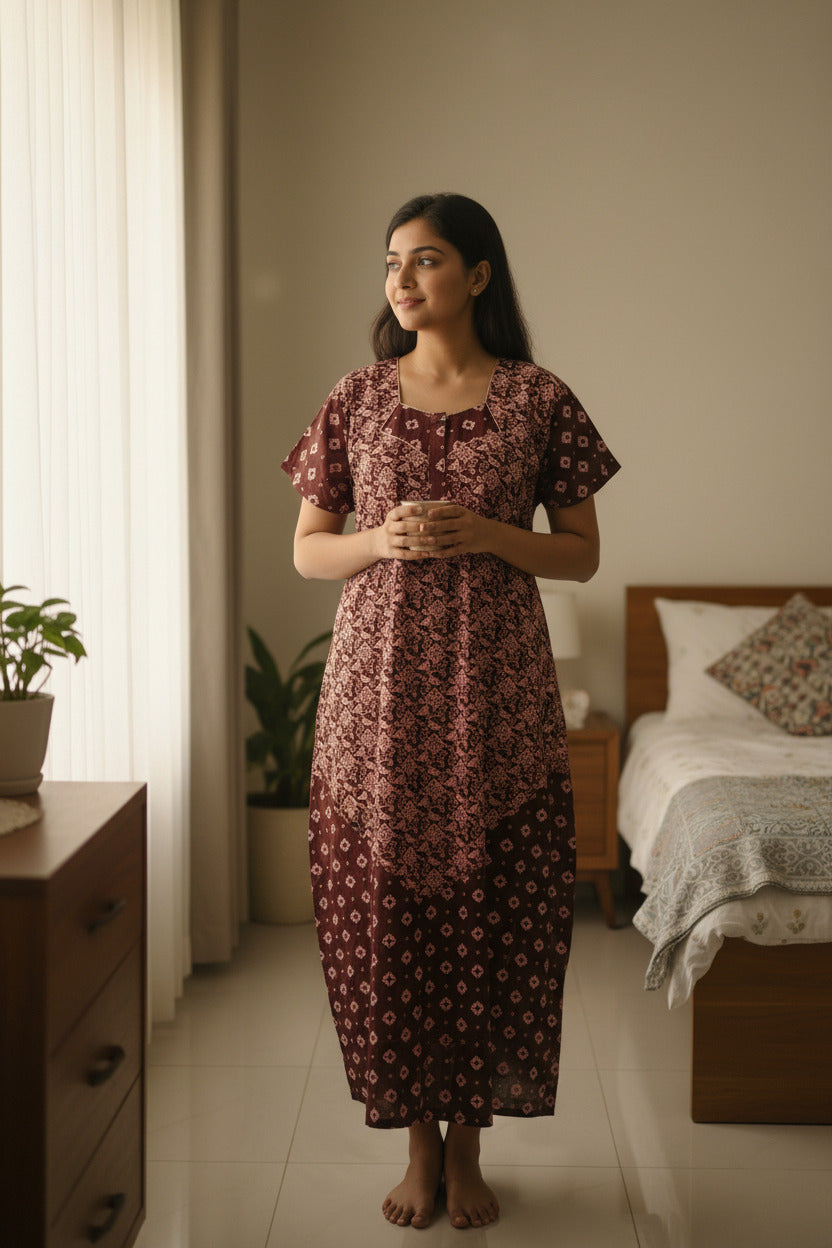 Stylish Modern Nighties for Women's Sleepwear Onezeros.in