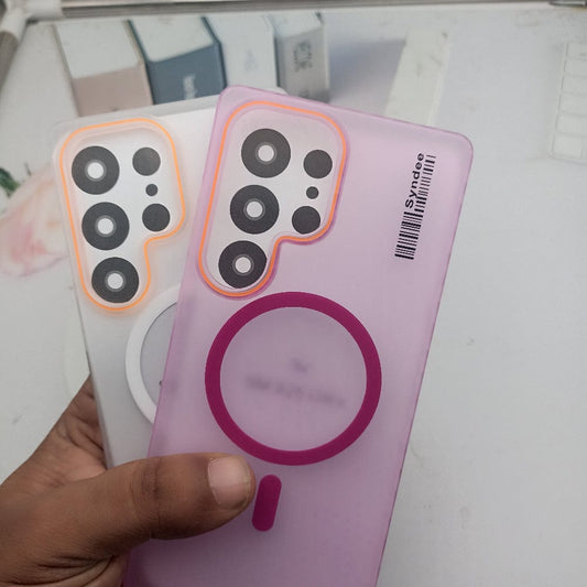 SYNDEE Barcode Theme Phone Case for Samsung S24 Ultra Back Cover Onezeros.in