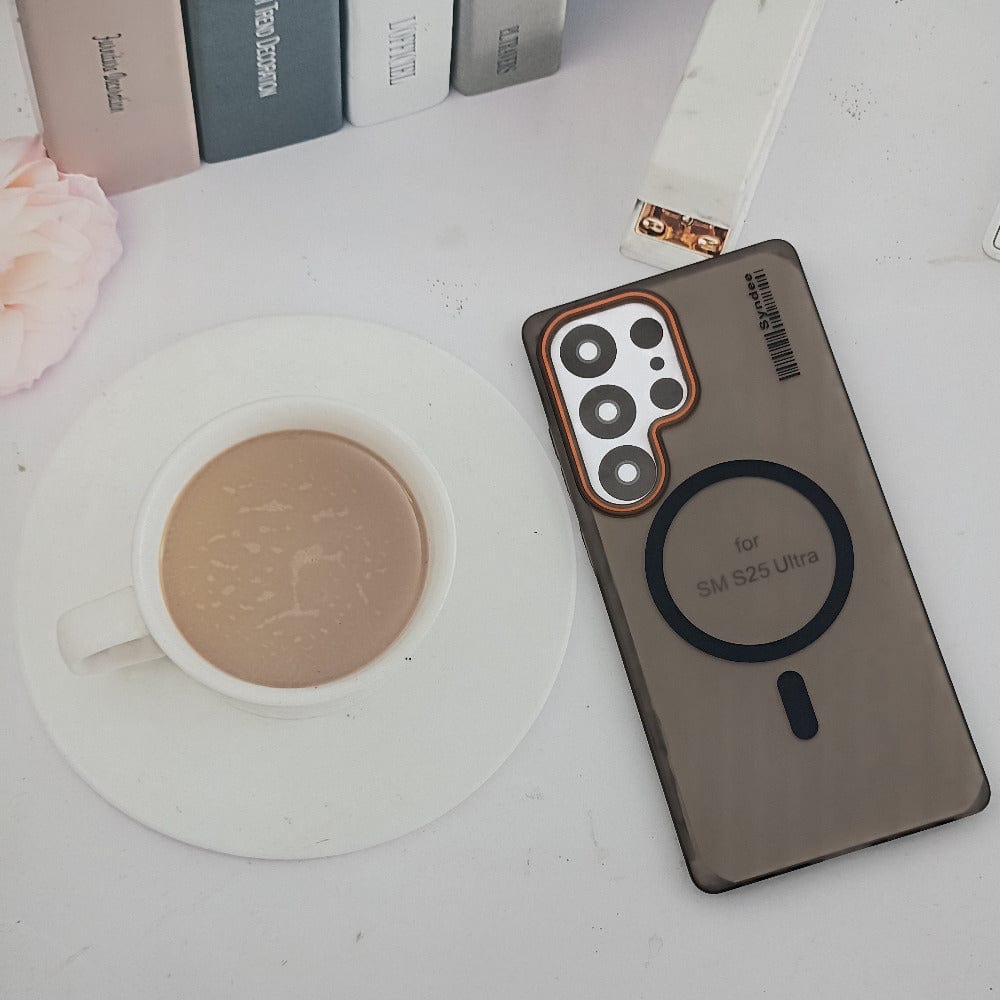 SYNDEE Barcode Theme Phone Case for Samsung S25 Ultra Back Cover Onezeros.in