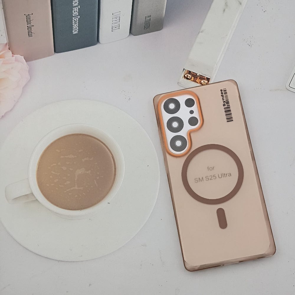 SYNDEE Barcode Theme Phone Case for Samsung S25 Ultra Back Cover Onezeros.in