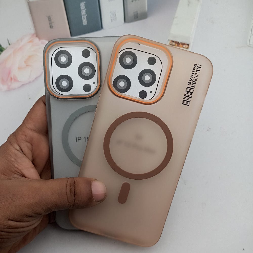 SYNDEE Mate Magsafe Barcode Phone Case for iPhone 15 Pro Max Back Cover Onezeros.in