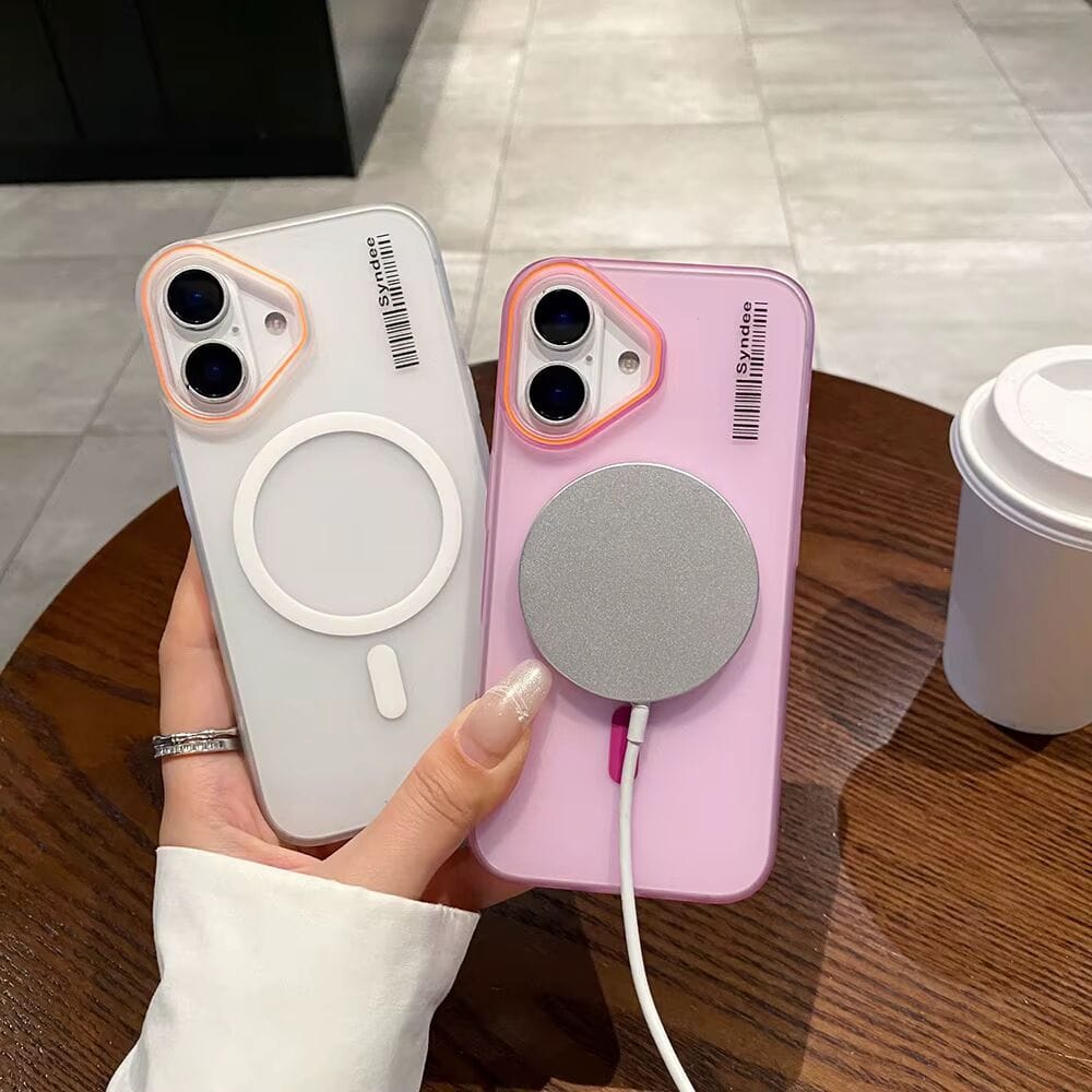 SYNDEE Mate Magsafe Barcode Phone Case for iPhone 17 Back Cover Onezeros.in