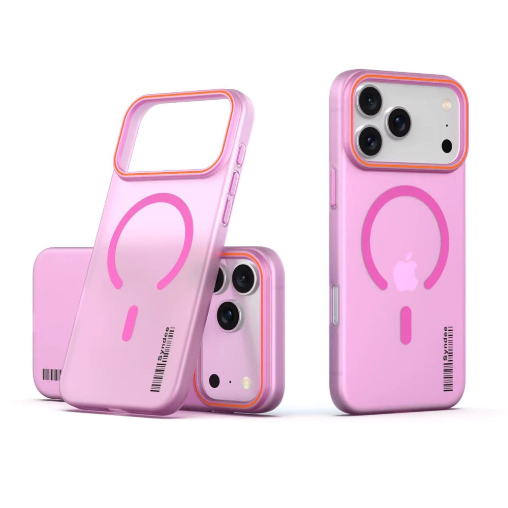 SYNDEE Mate Magsafe Barcode Phone Case for iPhone 17 Pro Back Cover Onezeros.in