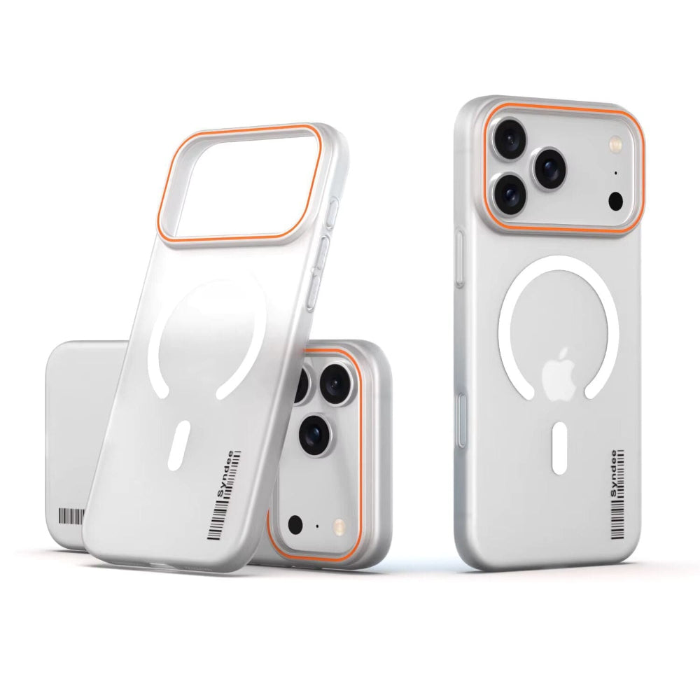 SYNDEE Mate Magsafe Barcode Phone Case for iPhone 17 Pro Back Cover Onezeros.in
