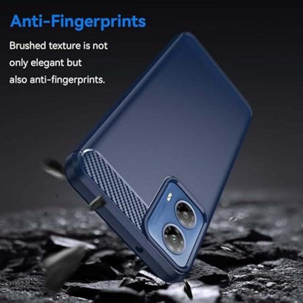 Thin Carbon Fiber Phone Case for Moto G45 5G Back Cover Onezeros.in