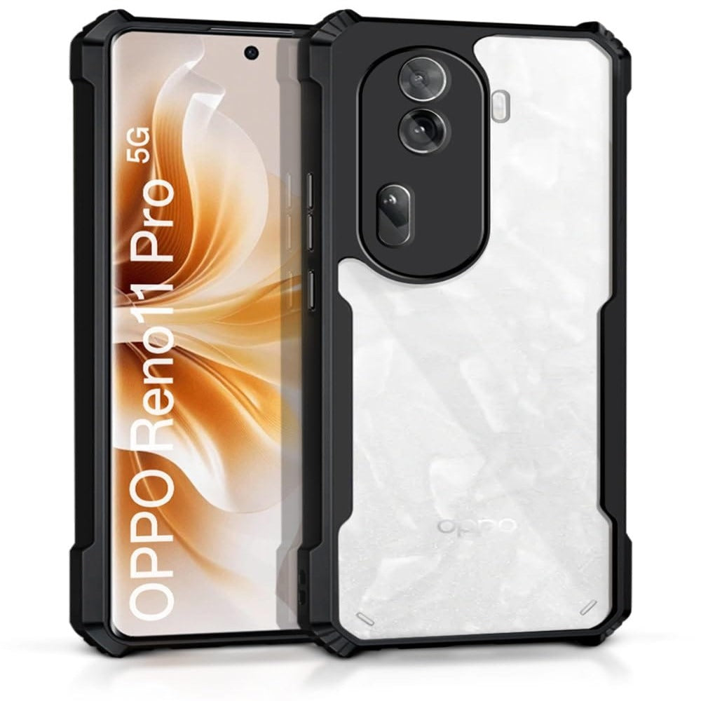 Transparent Clear Hybrid Shockproof Slim Phone Case For Reno 11 Pro 5G Mobile Phone Accessories