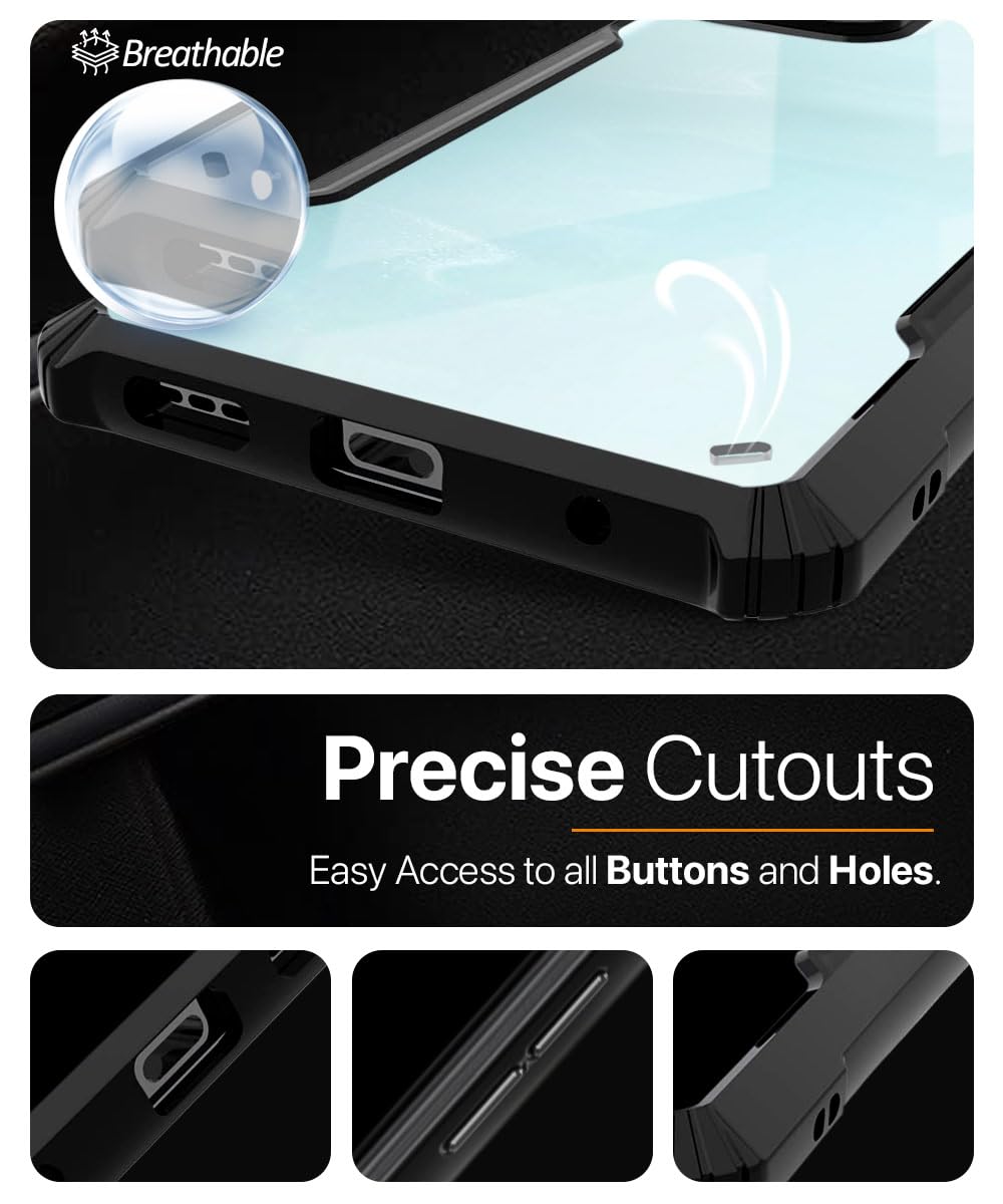 Transparent Clear Hybrid Shockproof Slim Phone Case For Vivo V30 Mobile Phone Accessories