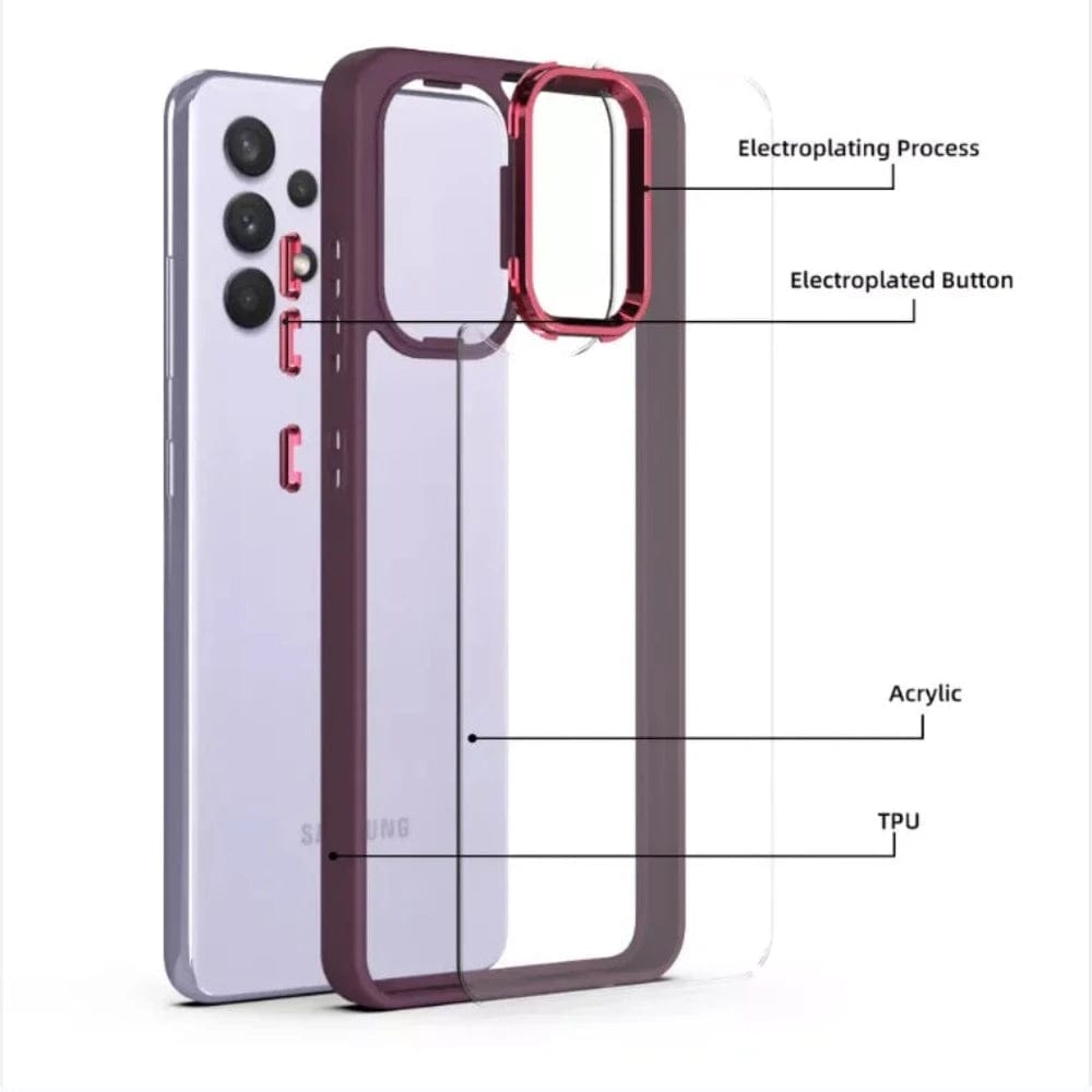 Transparent Design Case For iPhone 13 Electroplating Camera Phone Cover Mobile Phone Accessories