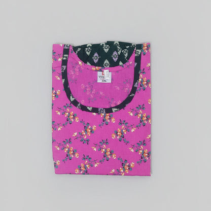 Lavender Color Frock Nighty Onezeros.in