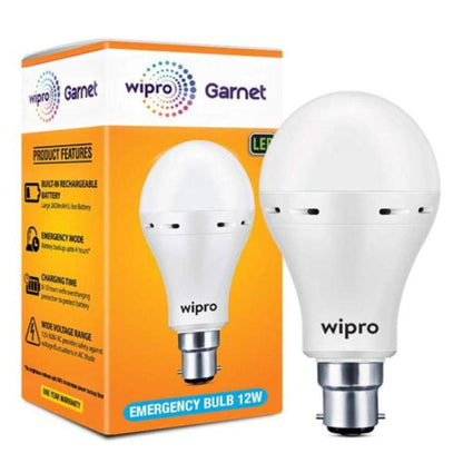 Wipro Garnet Emergency 12w LED Bulb Lighting