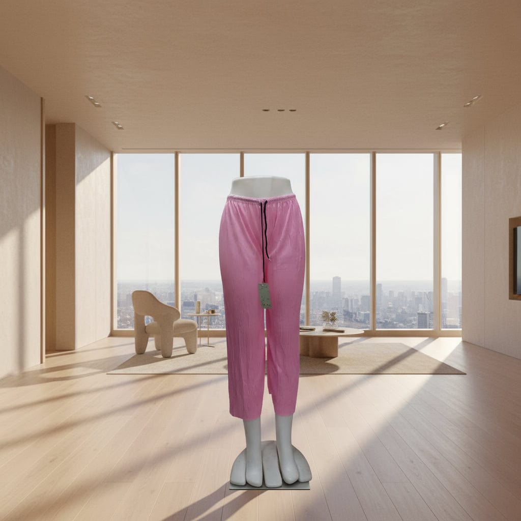 Women Crushed Pattern Relaxed Fit Palazzo Pant (3 Pcs Packing) Onezeros.in