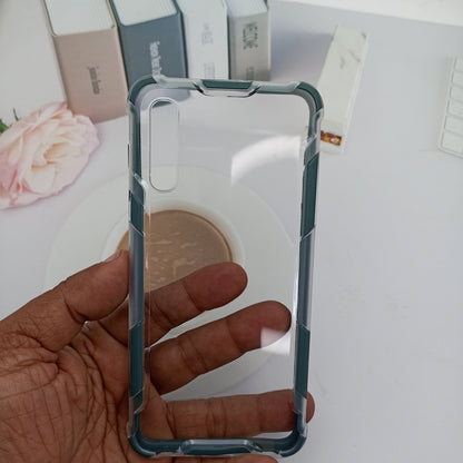 2 in1 Clear Acrylic Transparent Back Cover For Samsung Galaxy A50/A50S/A30S Mobiles & Accessories