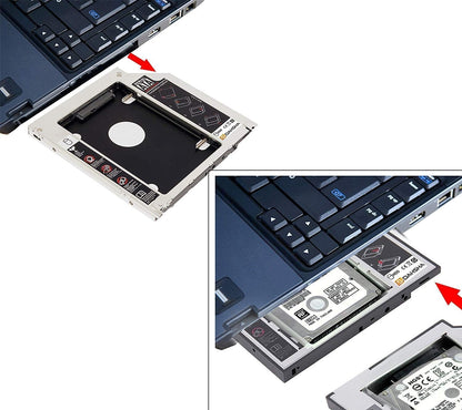 2nd Hard Drive SSD HDD Hard Drive Enclosures & Mounts Tray Storage Devices