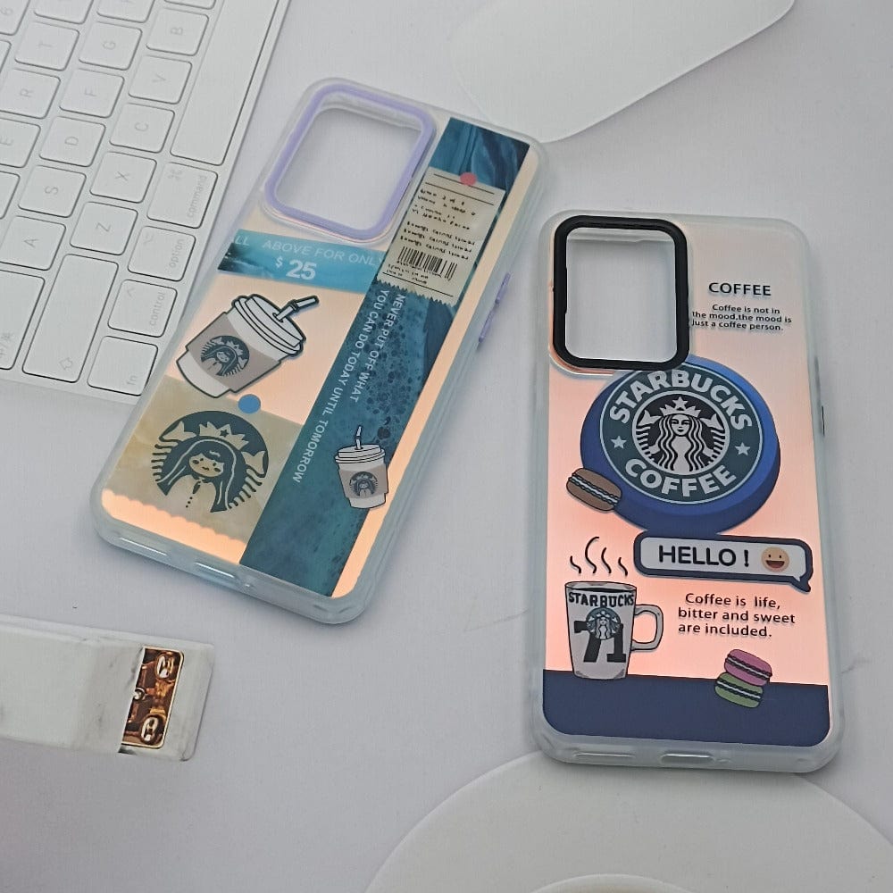 3D Starbucks Colorful Camera Frame Phone Case for OnePlus Nord 2T Mobiles & Accessories