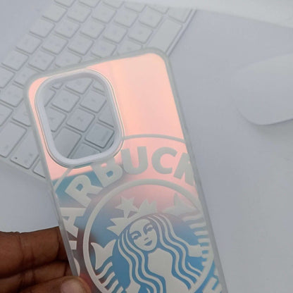 3D Starbucks Colorful Camera Frame Phone Case for Reno 8 5G Mobiles & Accessories