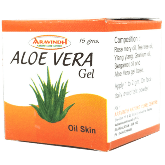 Aloe vera gel cream for oily skin – 15 gms Skin Care