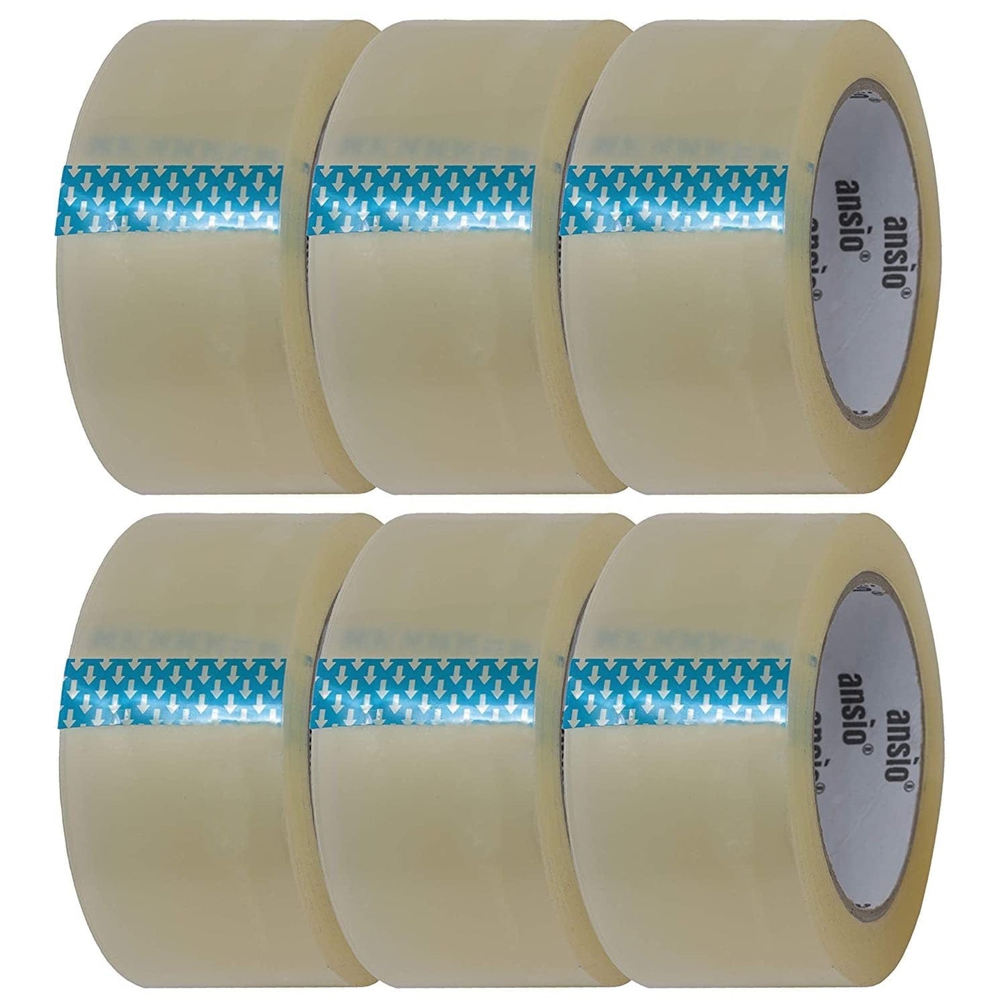Ansio Transparent Packing Tape (6 Roll) Home & Garden