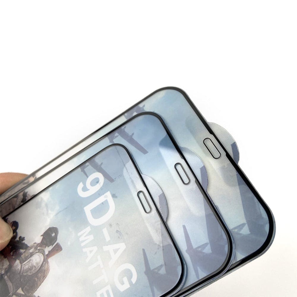 Apple iPhone 12 Mini Full Screen Anti Fingerprint AG Matte Tempered Glass Screen Protector Mobiles & Accessories