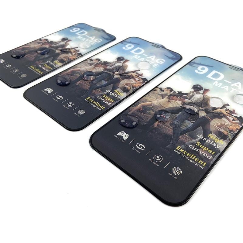 Apple iPhone 13 Mini Full Screen Anti Fingerprint AG Matte Tempered Glass Screen Protector Mobiles & Accessories