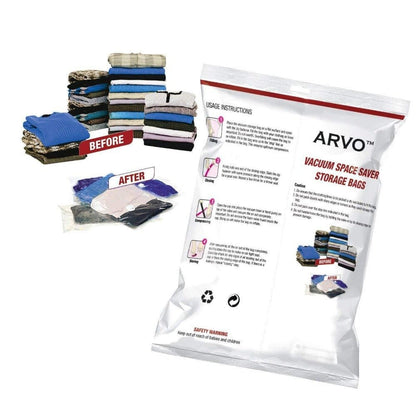 Arvo Vacuum Compressed Storage Bags with Pump Ansio