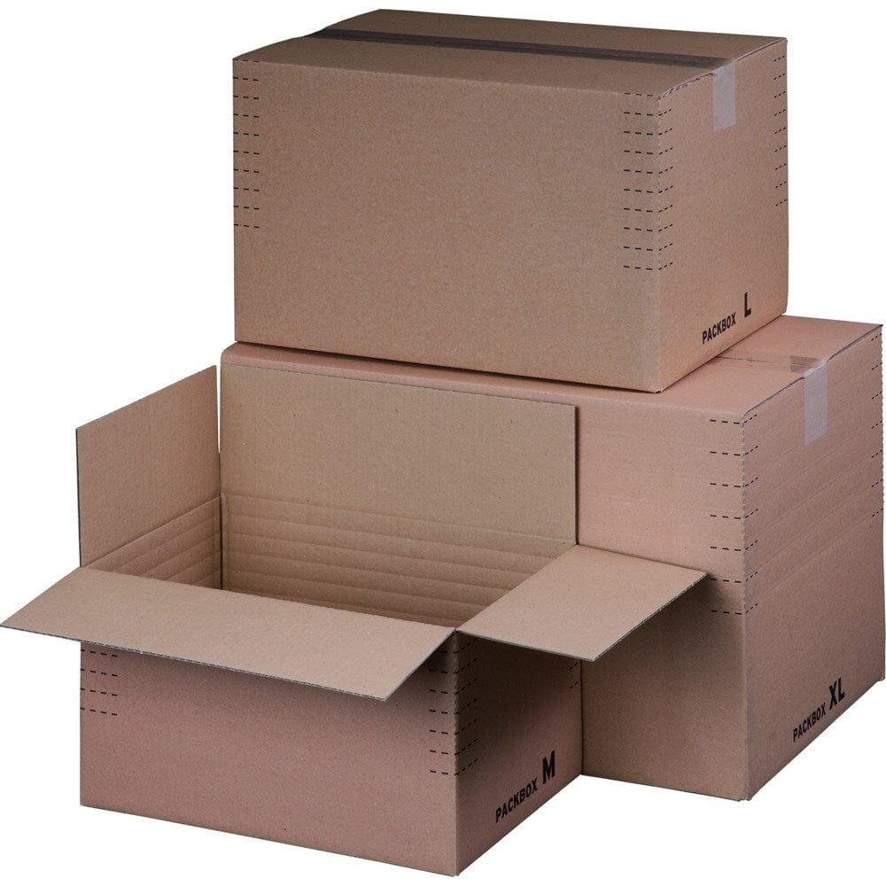 Auto Lock Bottom Carton Boxes 320X220X80mm Shipping Supplies