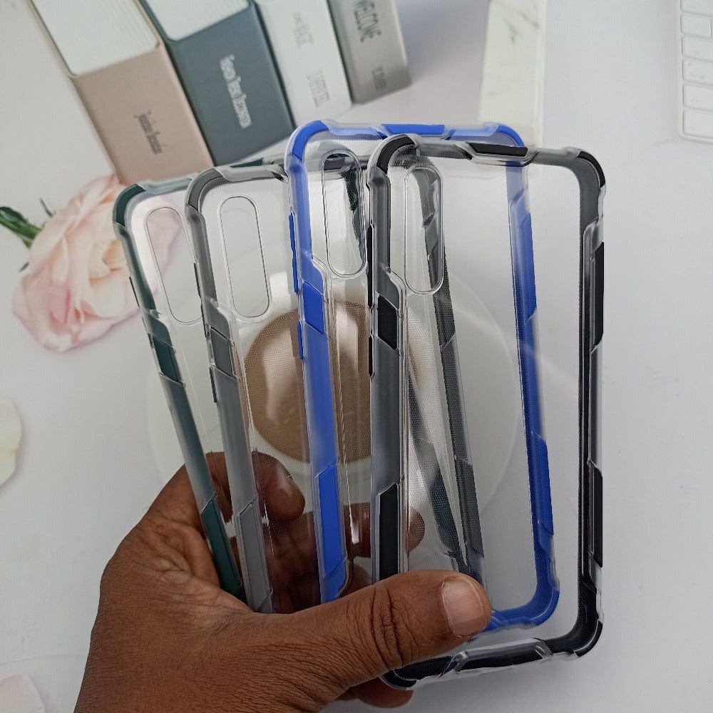 2 in1 Acrylic Transparent Back Cover For Samsung Galaxy A50 – Onezeros.in 2 in1 Acrylic Transparent Back Cover For Samsung Galaxy A50 – Onezeros.in